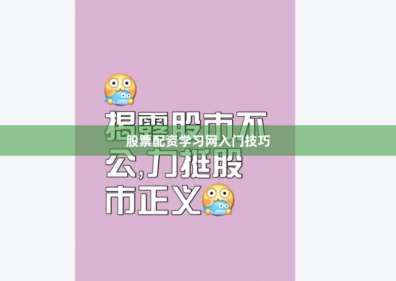 股票配资学习网入门技巧